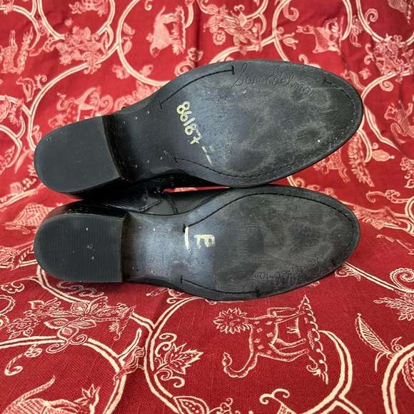 Sam Edelman low leather black side zip booties size 8.5 - Picture 9 of 10